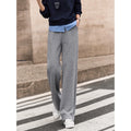 Wide-Leg Knit Trousers