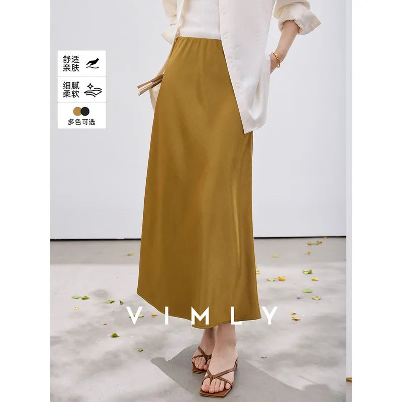 Shimmer A-Line Midi Skirt