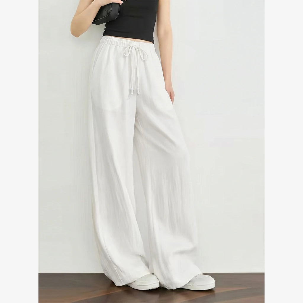 Relaxed Wide-Leg Trousers