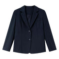 Oversized Two-Button Notched Blazer