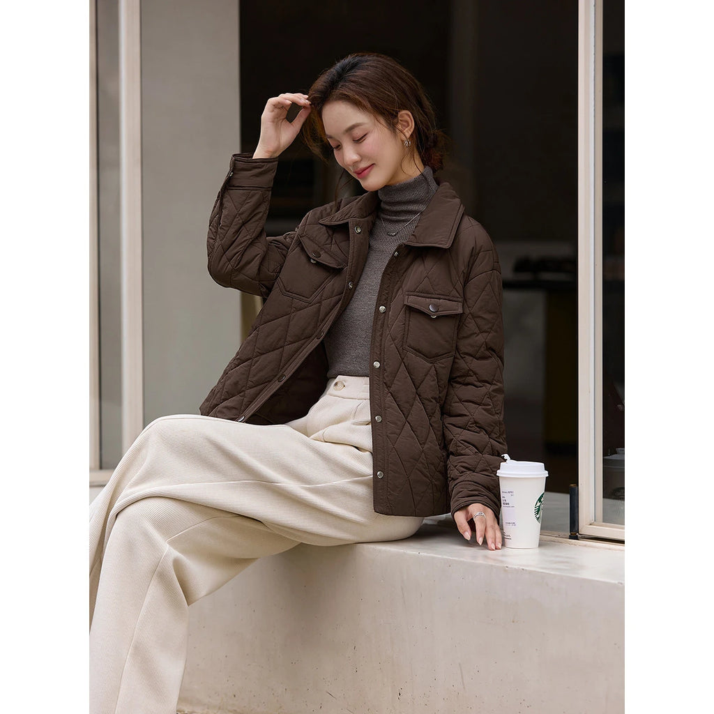 Belted Quilted Utility Jacket