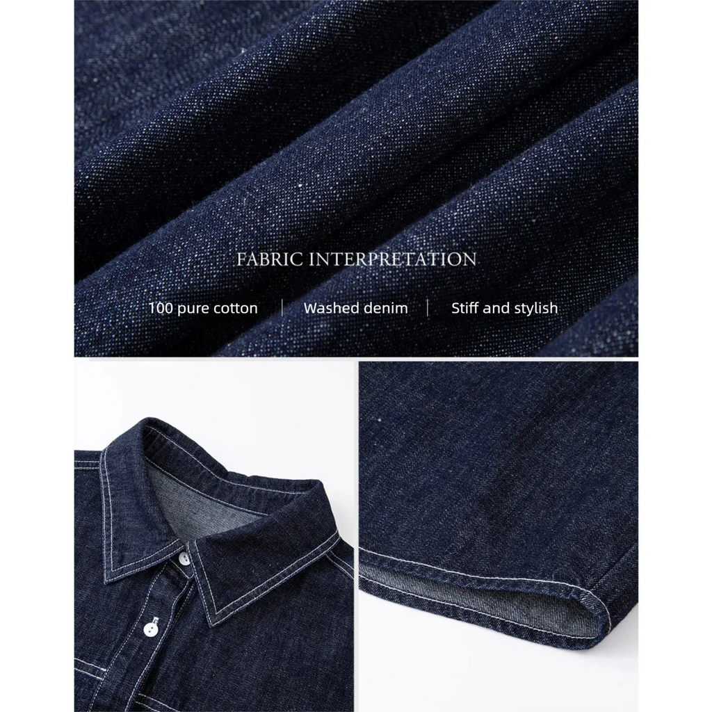 Embroidered Pocket Denim Shirt