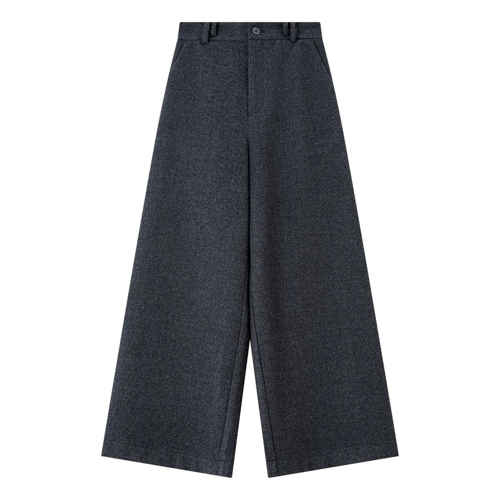 Cropped Wide-Leg Trousers