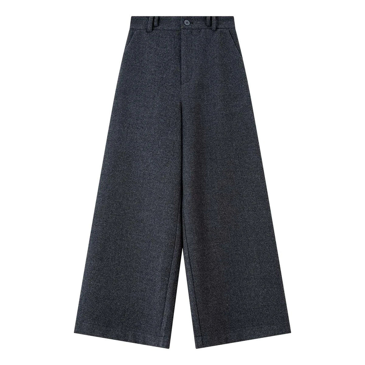 Cropped Wide-Leg Trousers