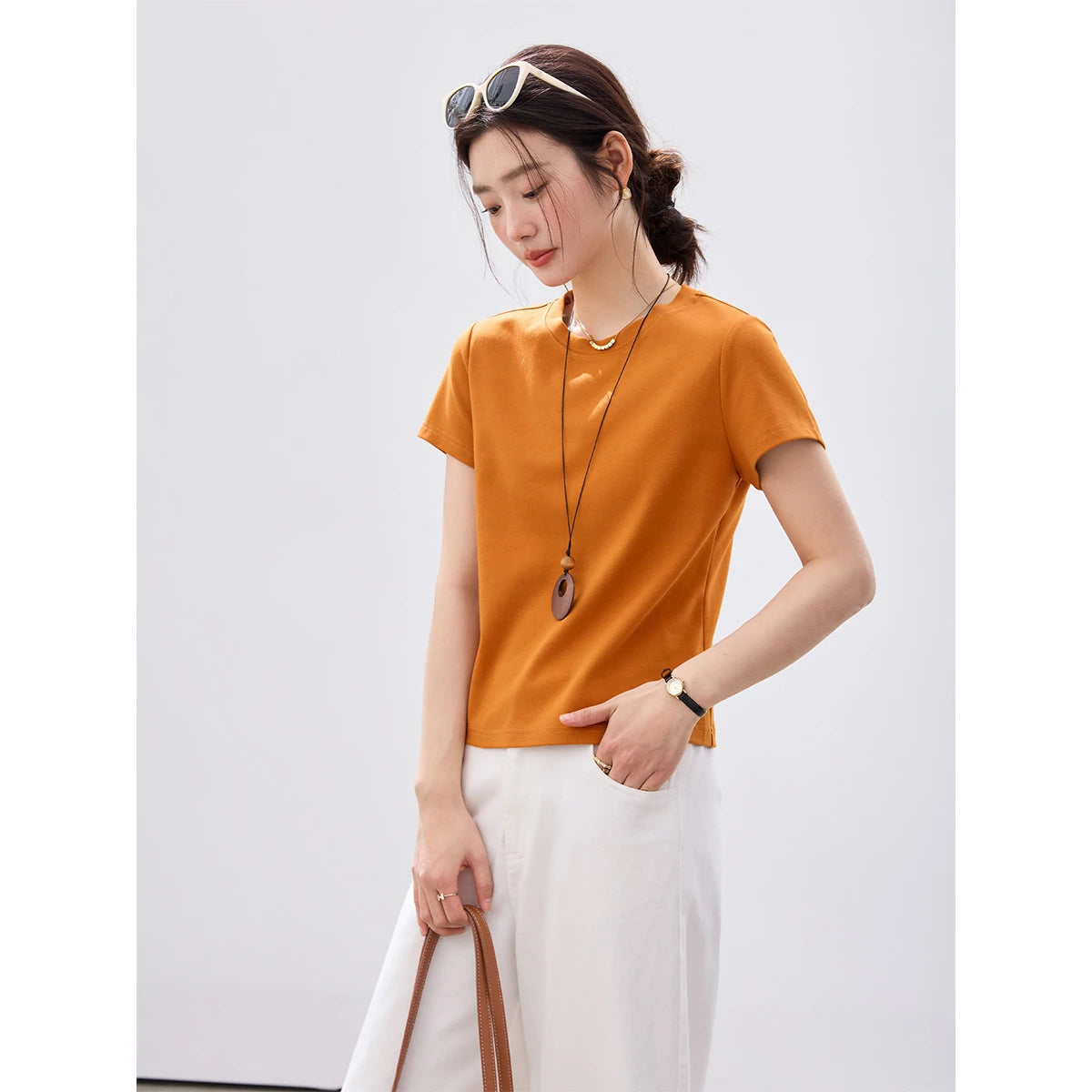 Classic Crew-Neck Short-Sleeve Tee