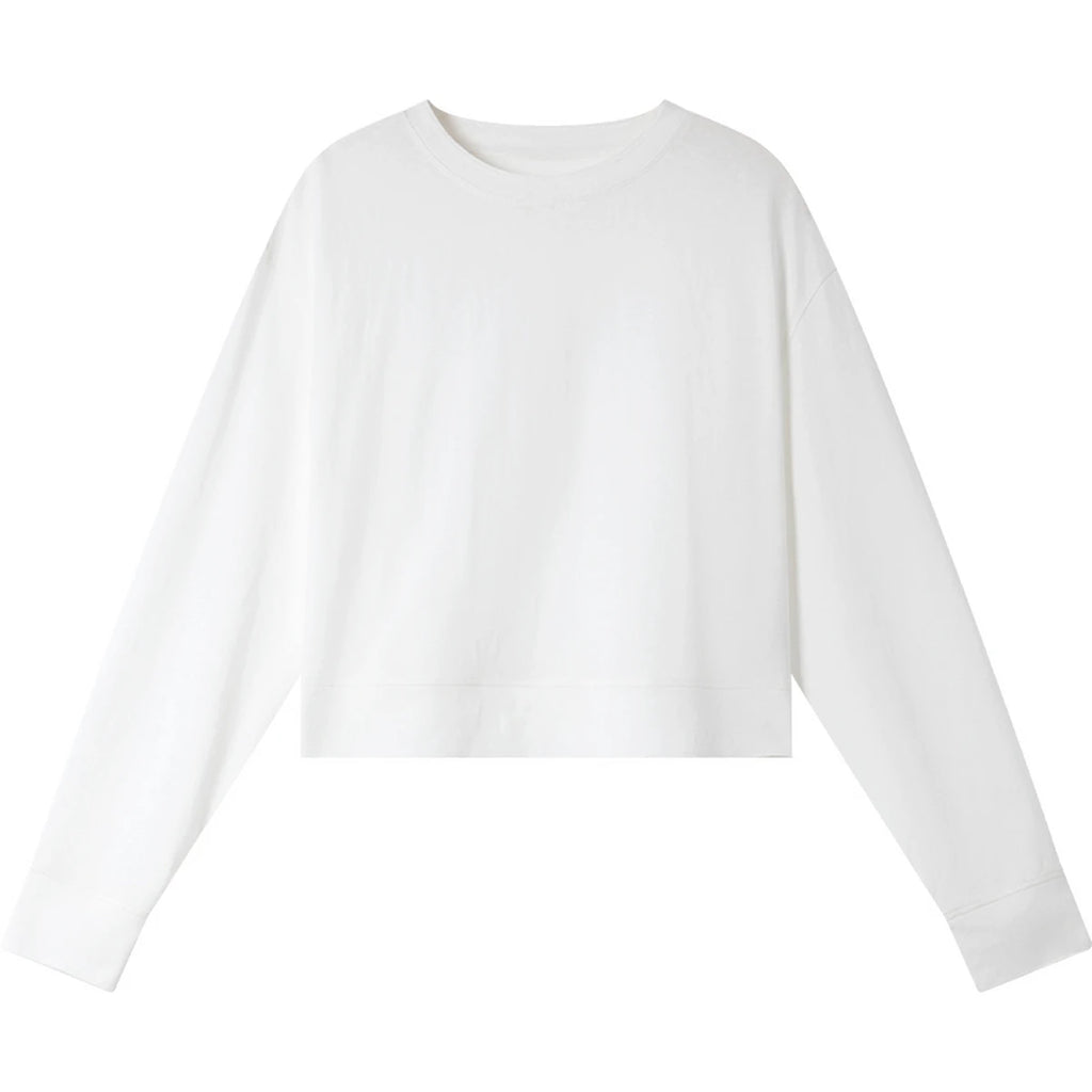 Relaxed Crew-Neck Long-Sleeve Tee