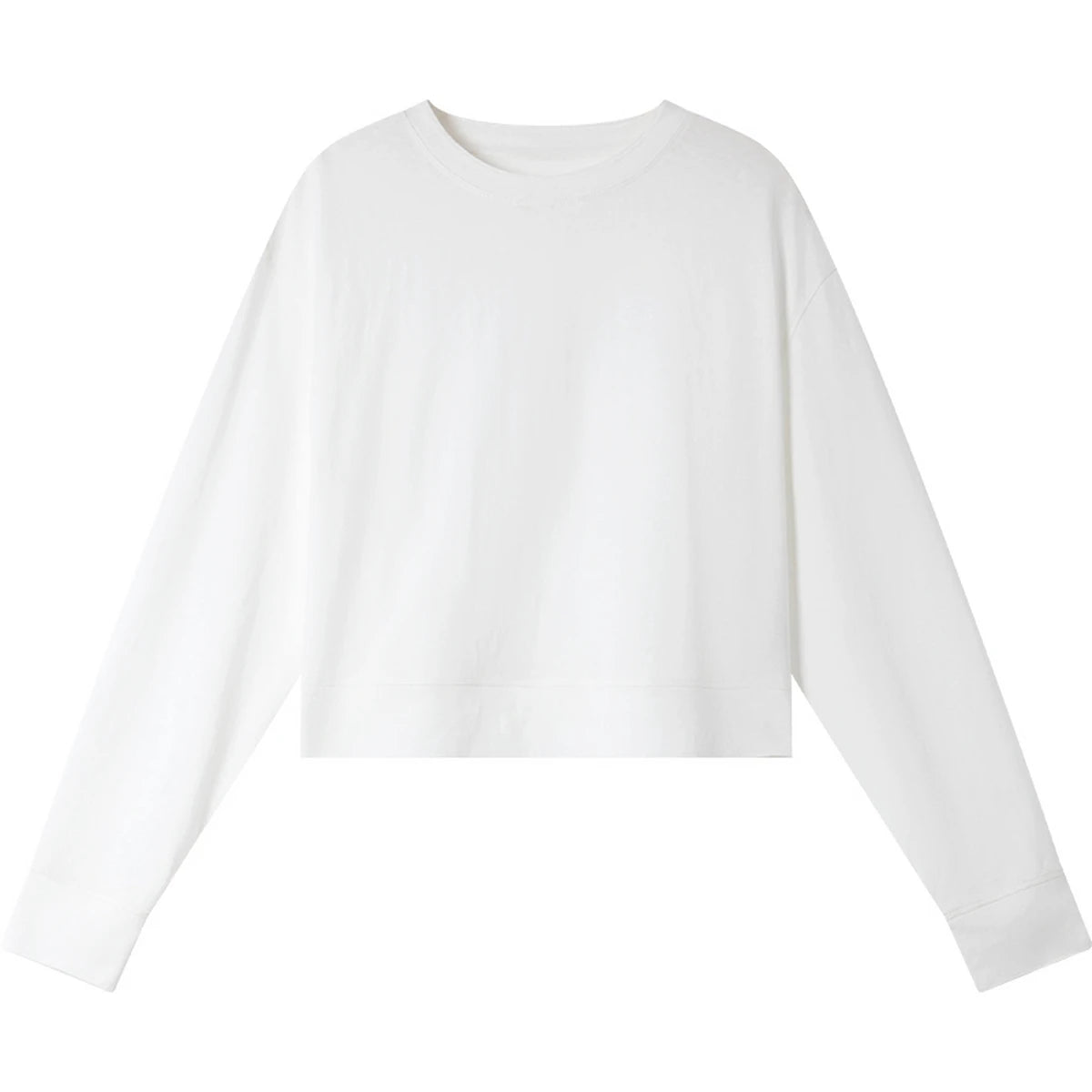 Relaxed Crew-Neck Long-Sleeve Tee