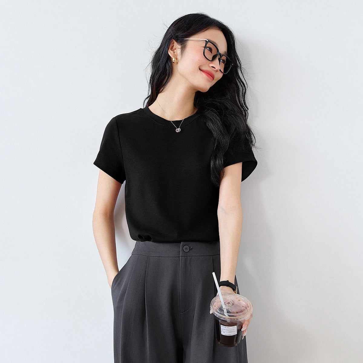 Relaxed Crew-Neck Short-Sleeve Tee