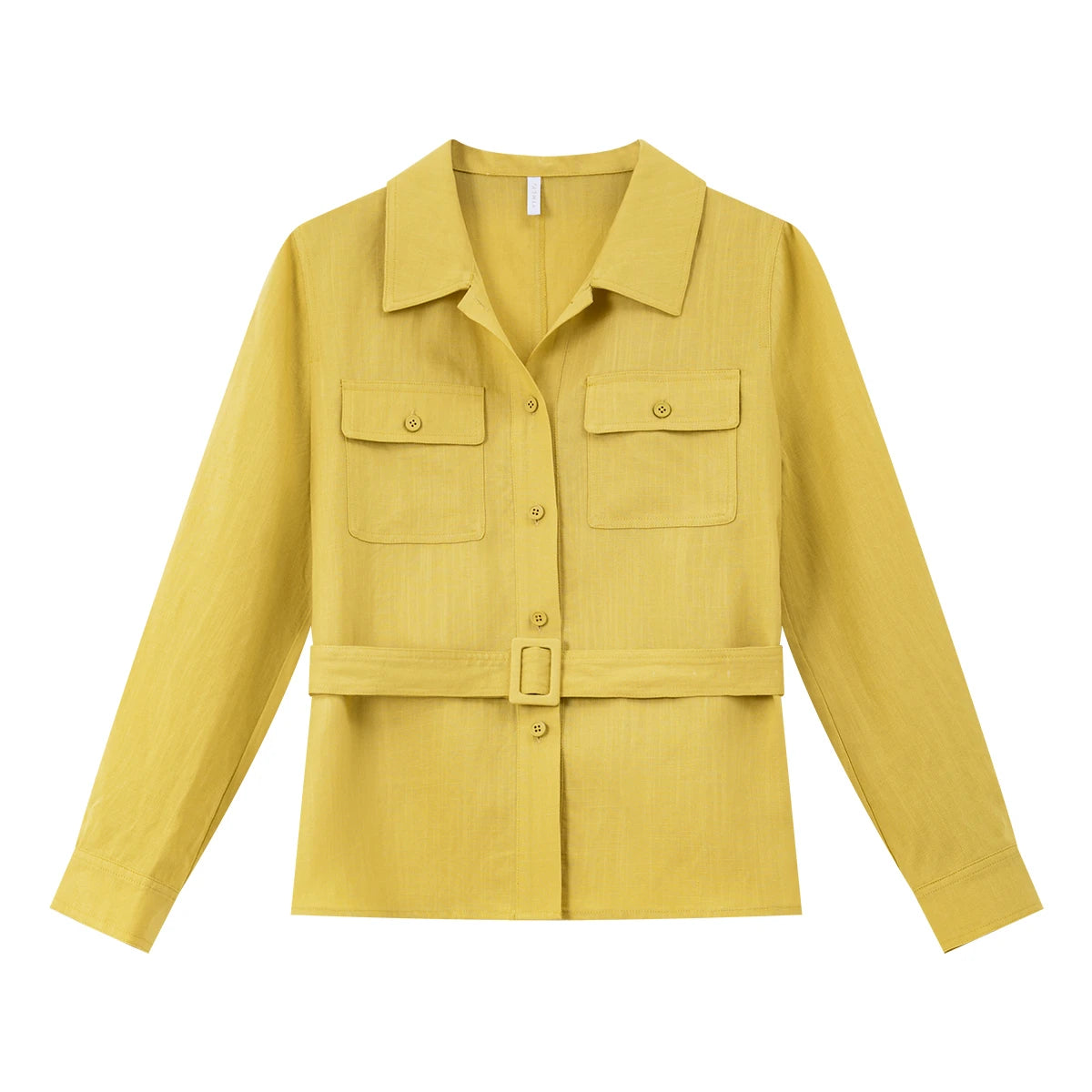 Belted Utility Shirt Jacket