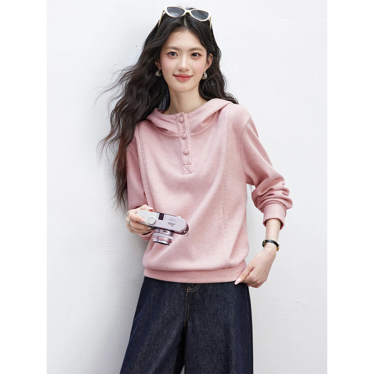 Cropped Pullover Hoodie