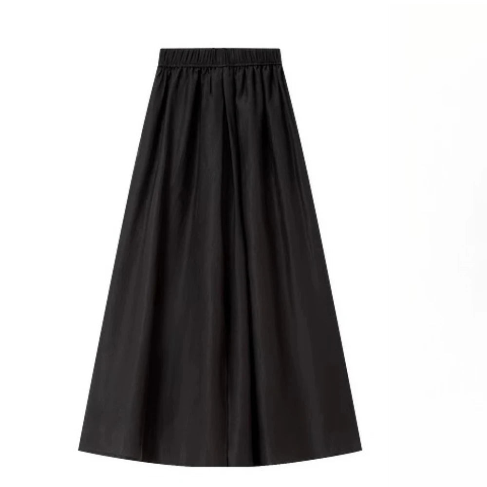 Full A-Line Midi Skirt