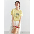 Floral Graphic Crew-Neck Tee
