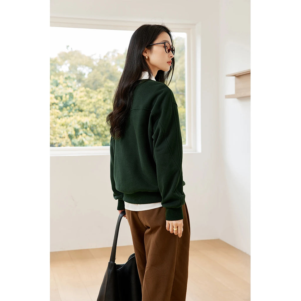 Relaxed Crew-Neck Sweatshirt