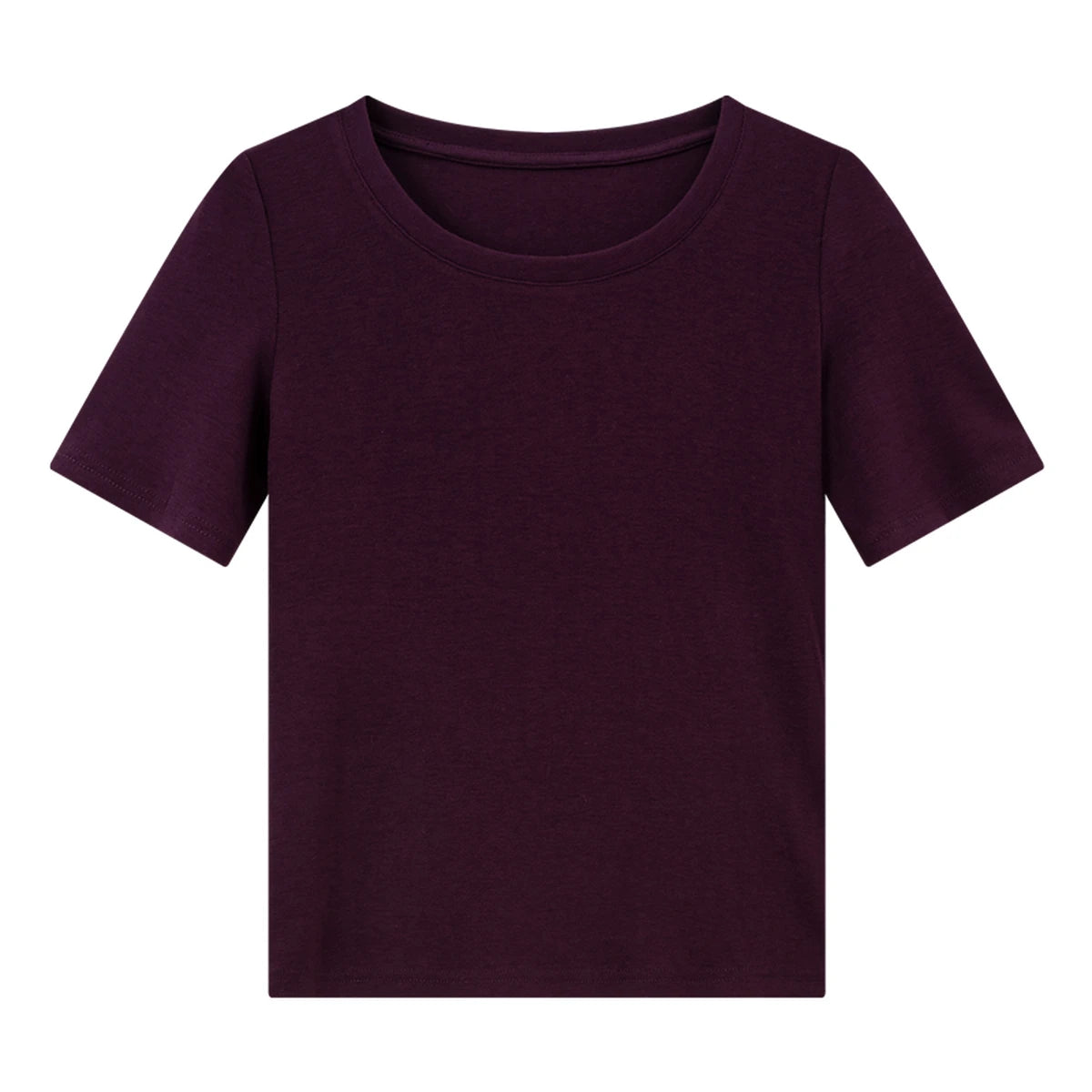 Minimal Crew-Neck Short-Sleeve Tee