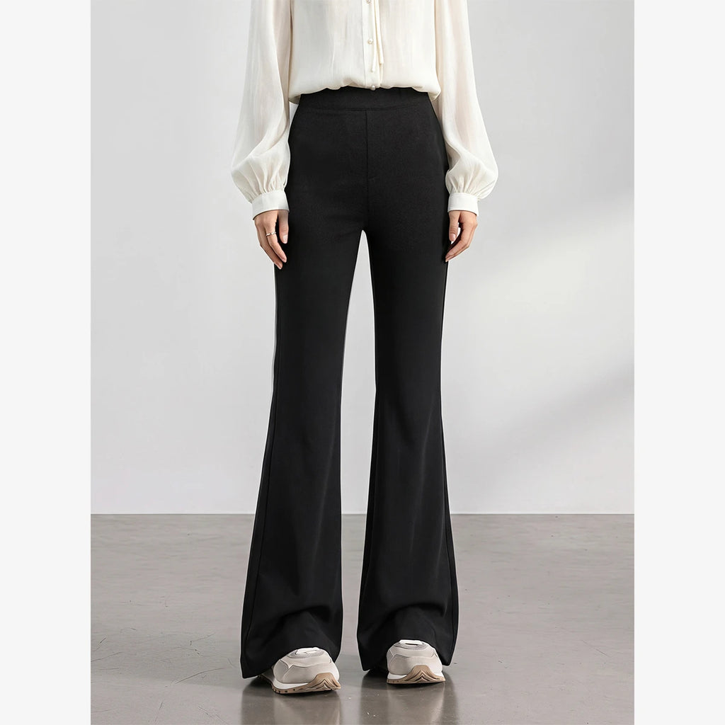 High-Rise Flared Trousers