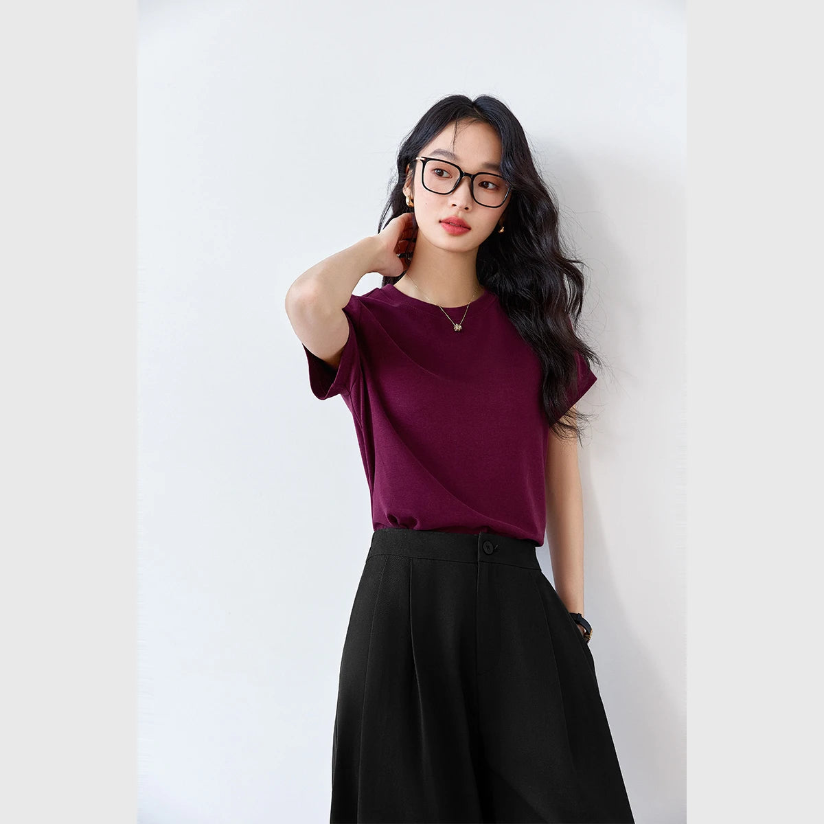 Relaxed Crew-Neck Short-Sleeve Tee