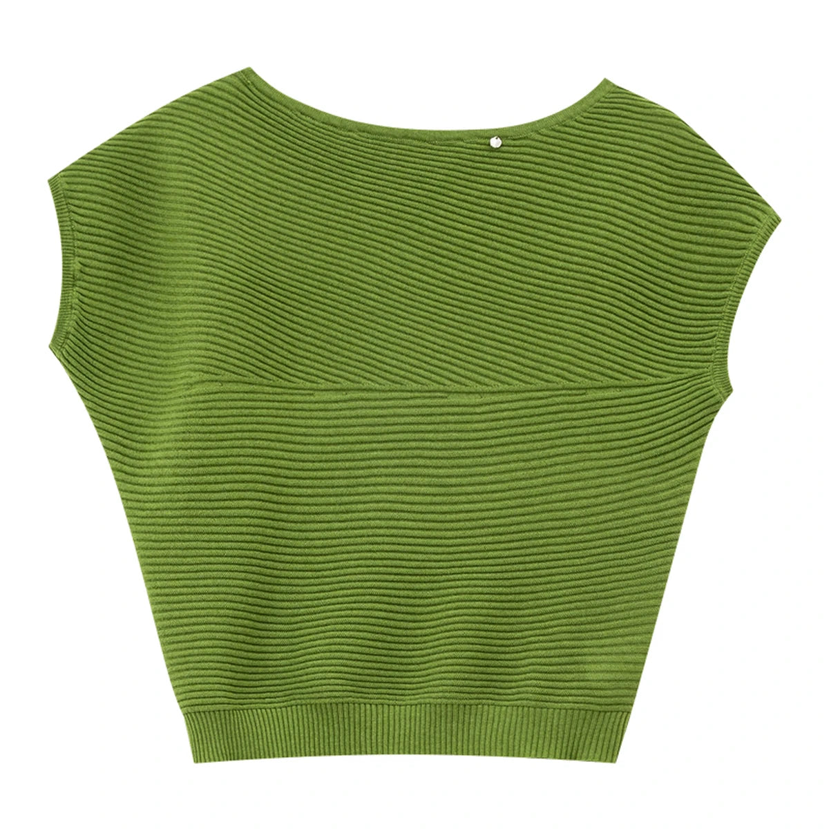 Textured Dolman-Sleeve Knit Top