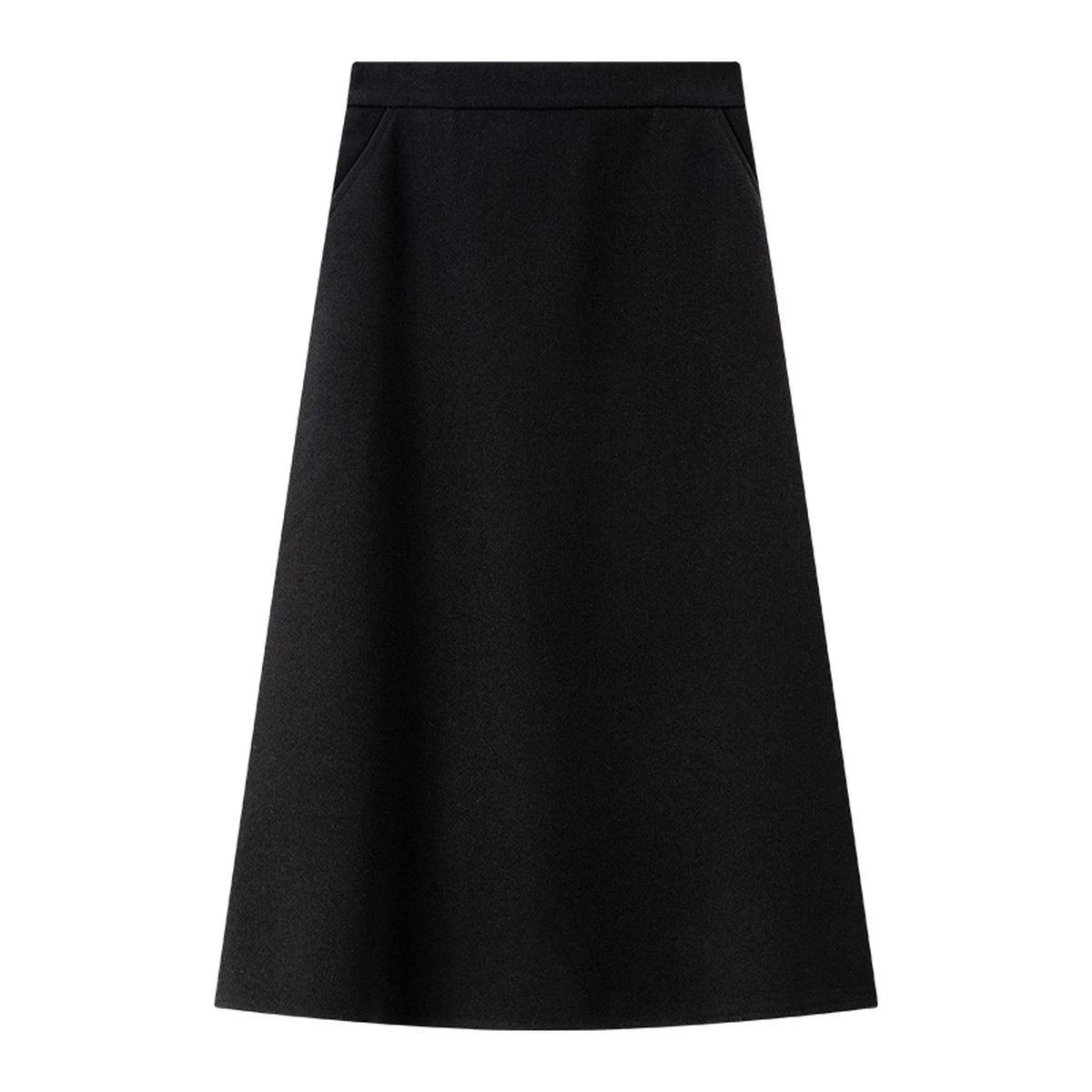 Clean A-Line Midi Skirt