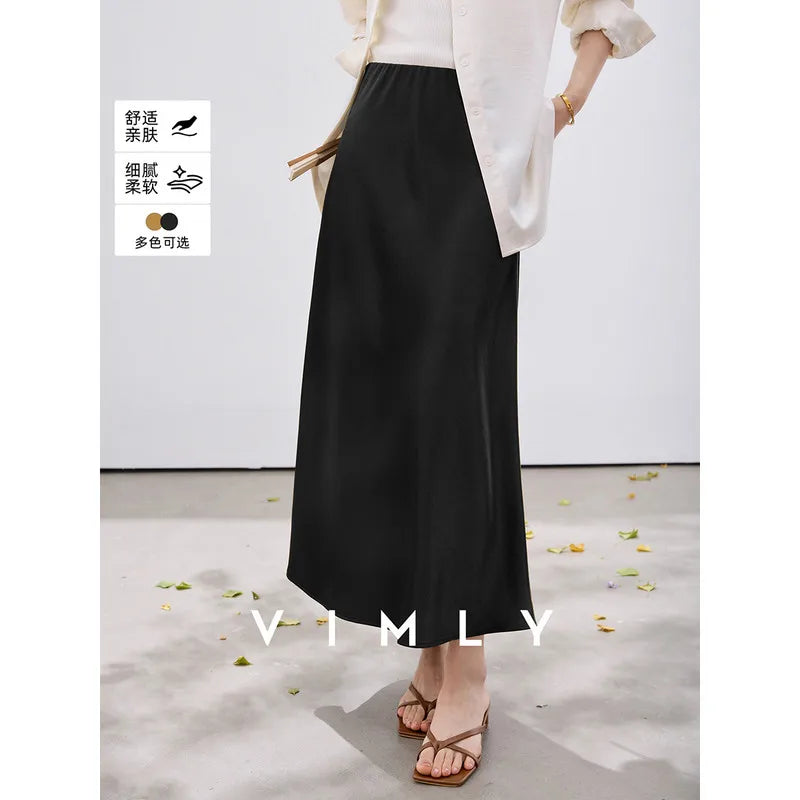 Shimmer A-Line Midi Skirt