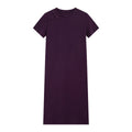 Frog-Button Slit-Hem Midi Dress