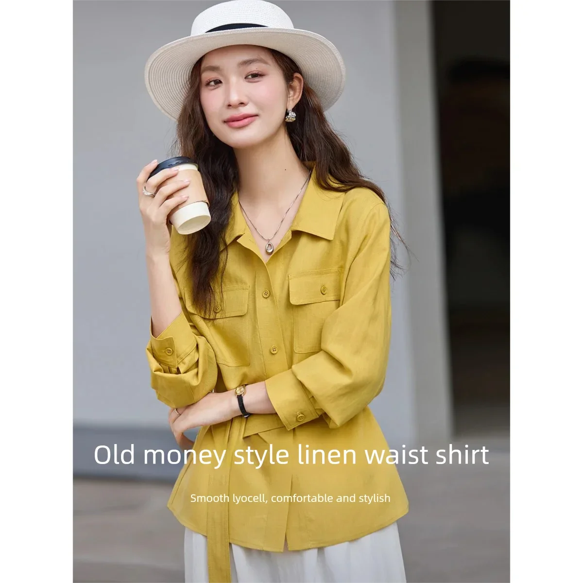 Belted Utility Shirt Jacket
