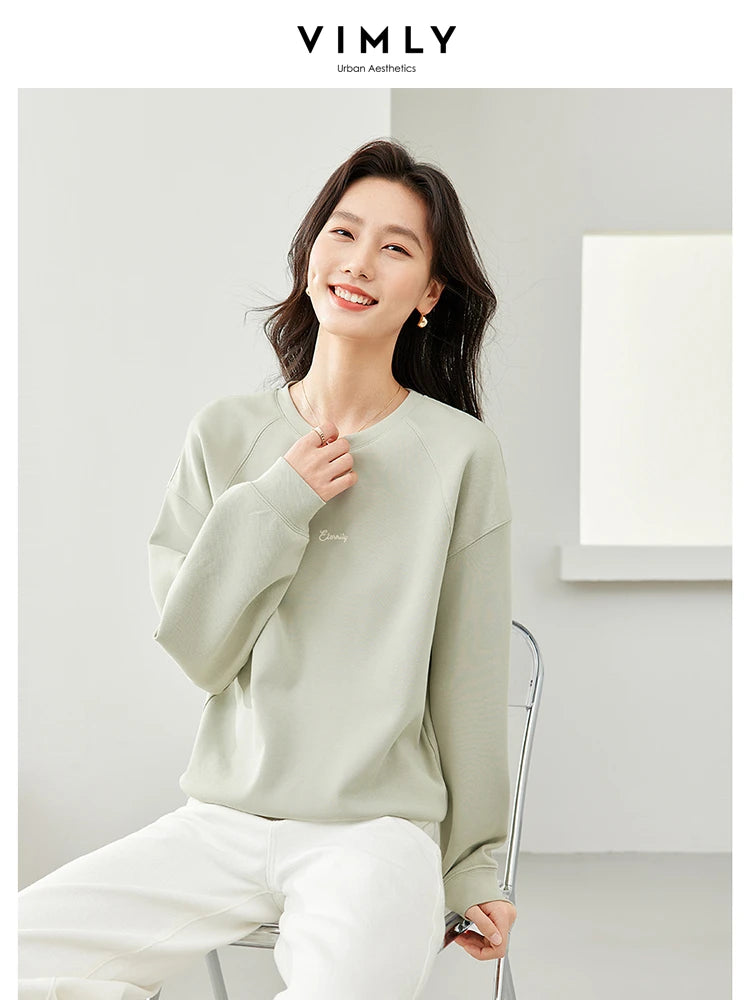 Minimal Crew-Neck Sweatshirt