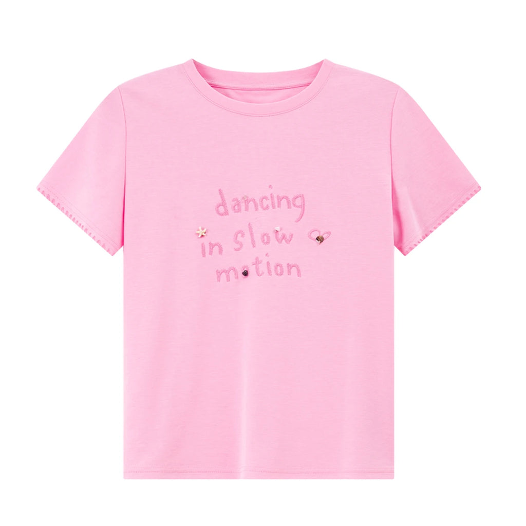 Letter Graphic Short-Sleeve Tee