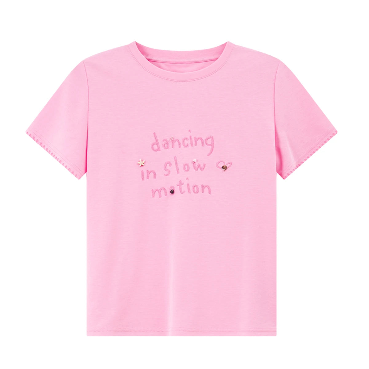 Letter Graphic Short-Sleeve Tee