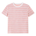 Ribbed Striped Crew-Neck Tee