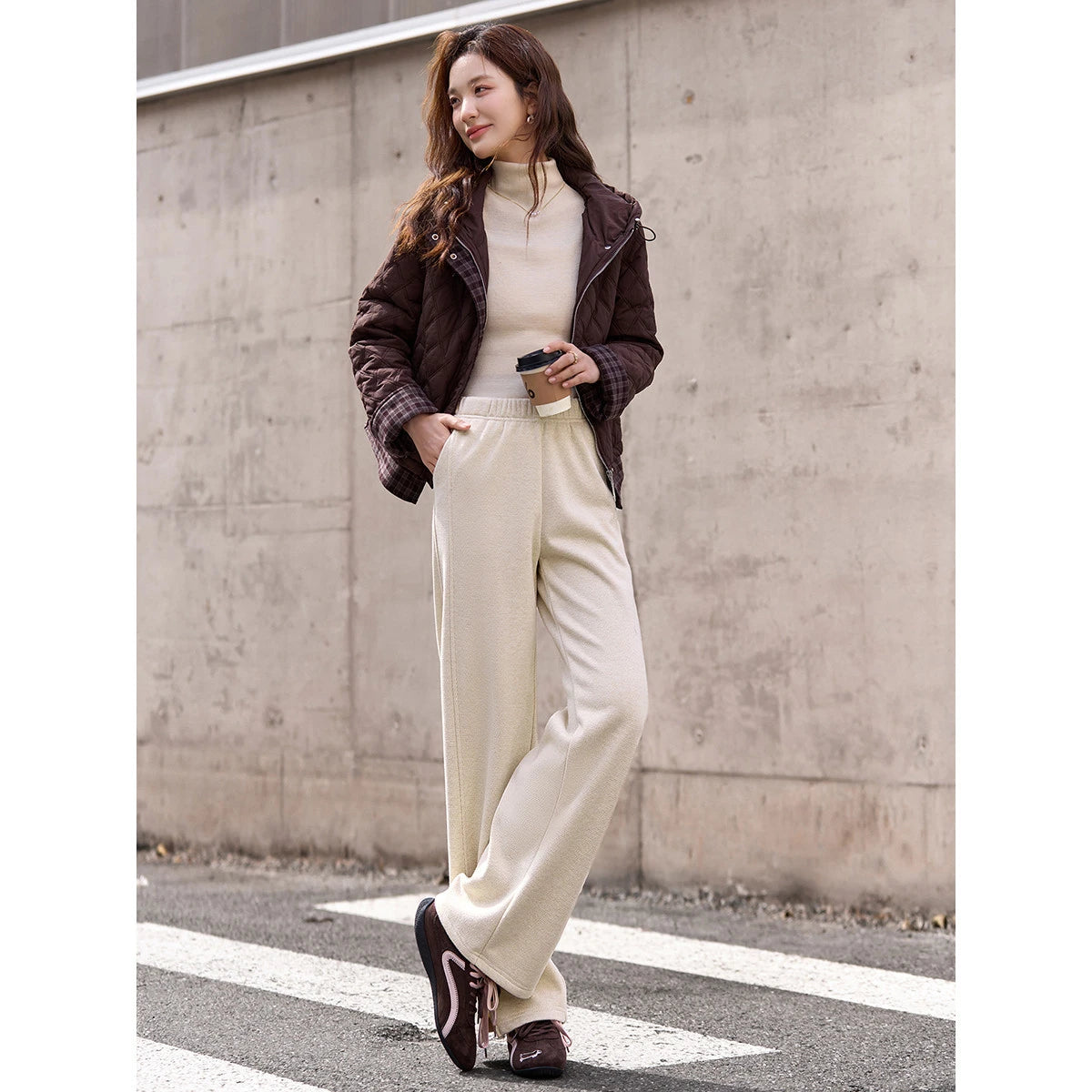 Relaxed Straight-Leg Sweatpants