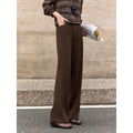 Straight Wide-Leg Trousers