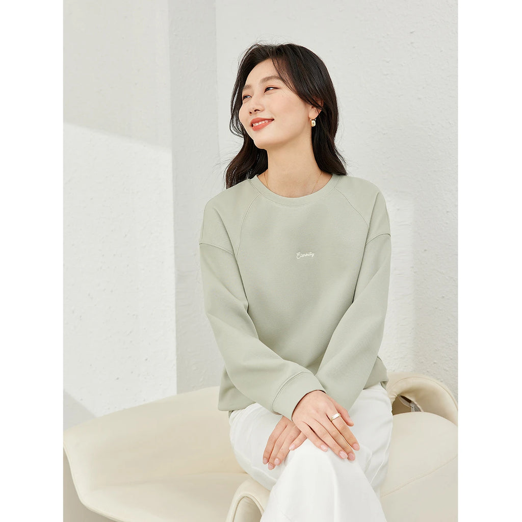 Minimal Drop-Shoulder Sweatshirt