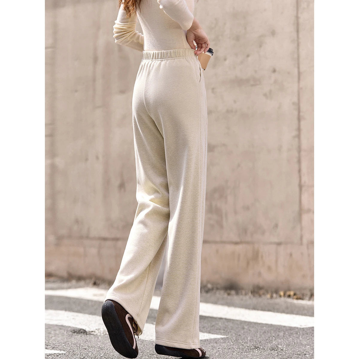 Relaxed Straight-Leg Sweatpants