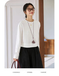 Relaxed Crew-Neck Long-Sleeve Tee