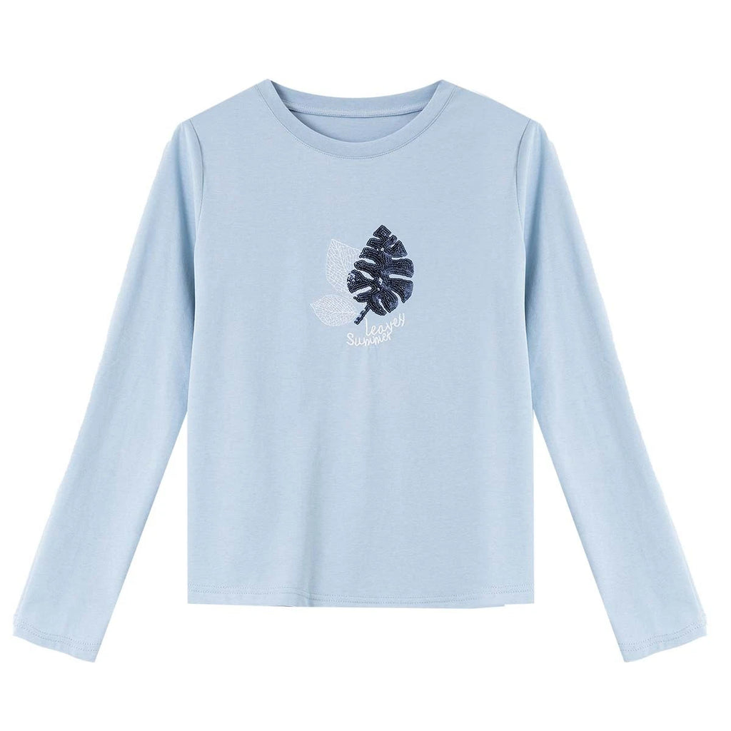 Botanical Graphic Long-Sleeve Tee