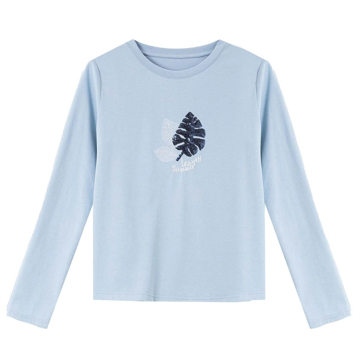 Botanical Graphic Long-Sleeve Tee