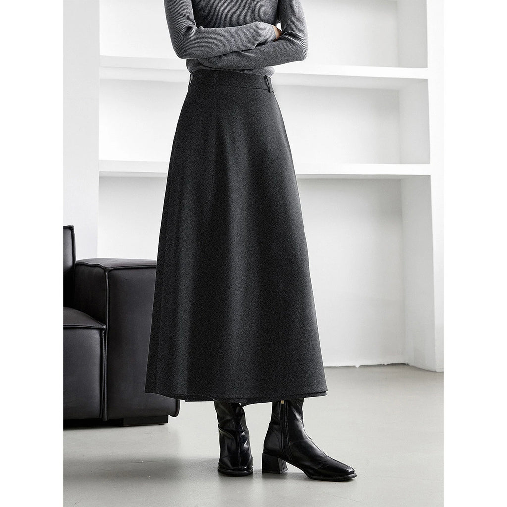 Zip-Pocket Wide-Leg Trousers