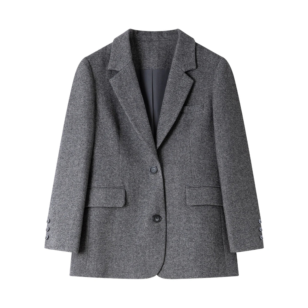 Two-Button Patch-Pocket Blazer