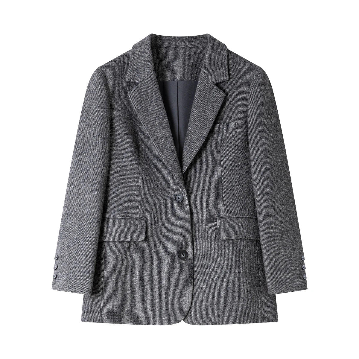 Two-Button Patch-Pocket Blazer