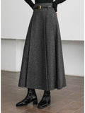 Box-Pleat Midi Skirt