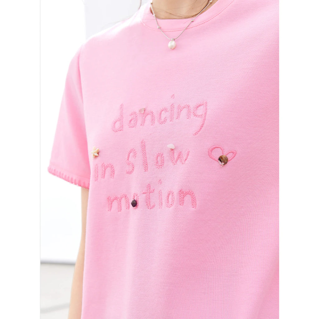 Letter Graphic Short-Sleeve Tee