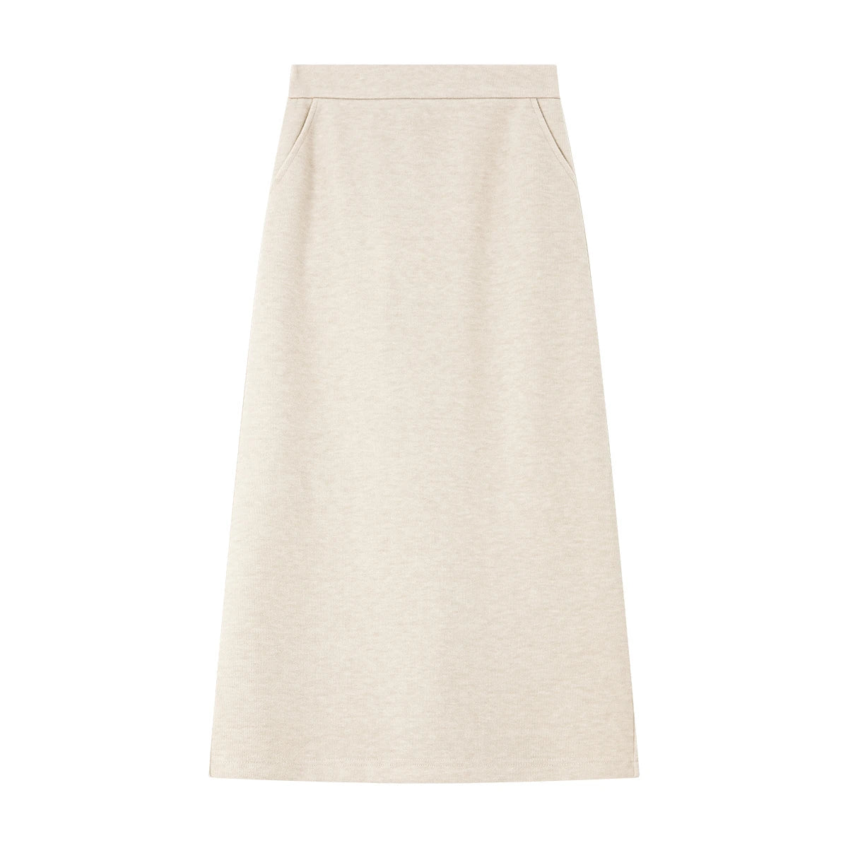Straight Knit Midi Skirt