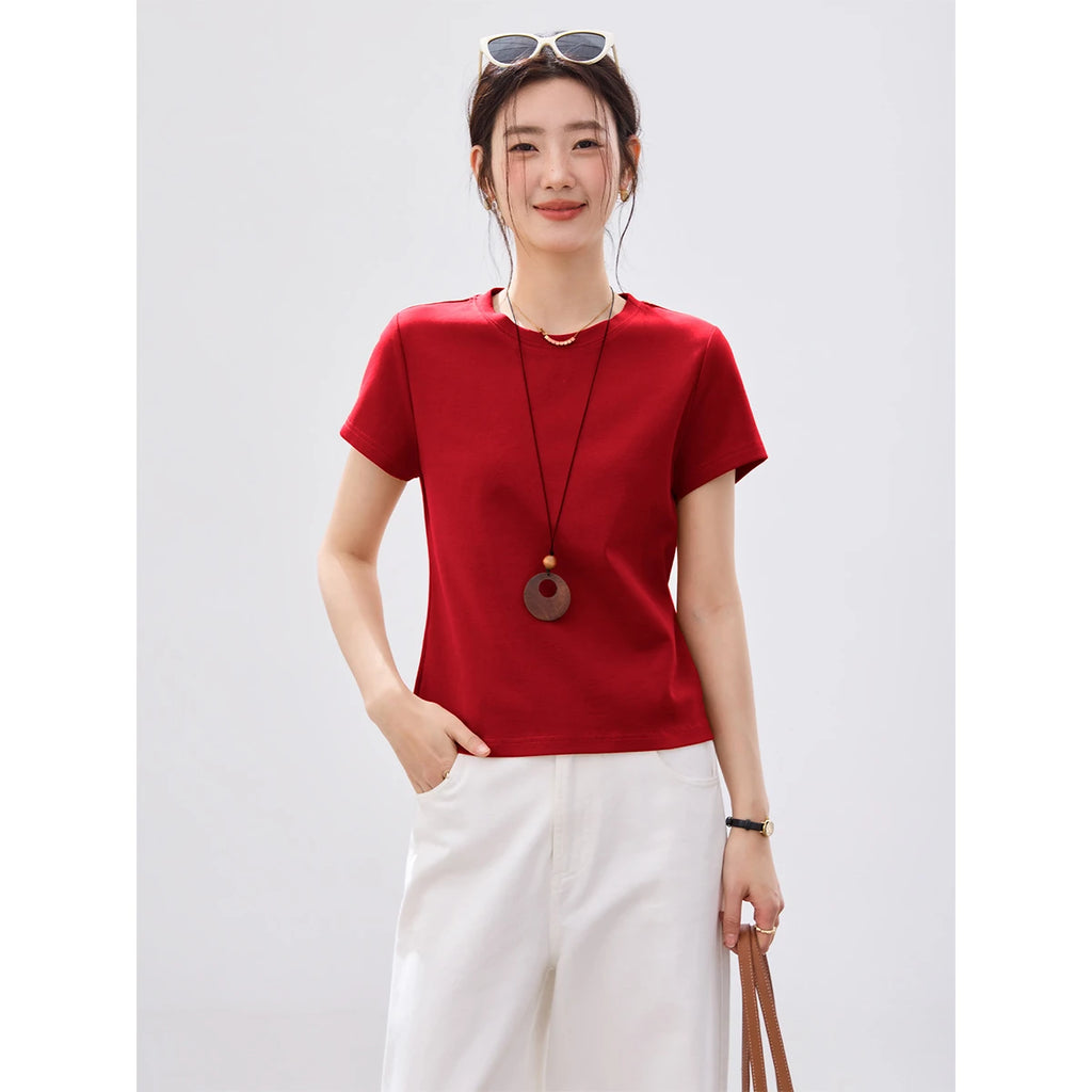 Classic Crew-Neck Short-Sleeve Tee