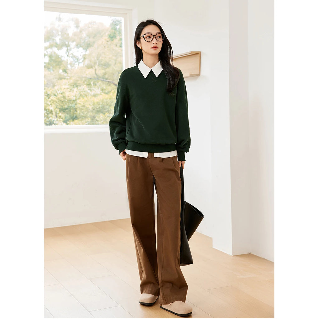 Relaxed Crew-Neck Sweatshirt