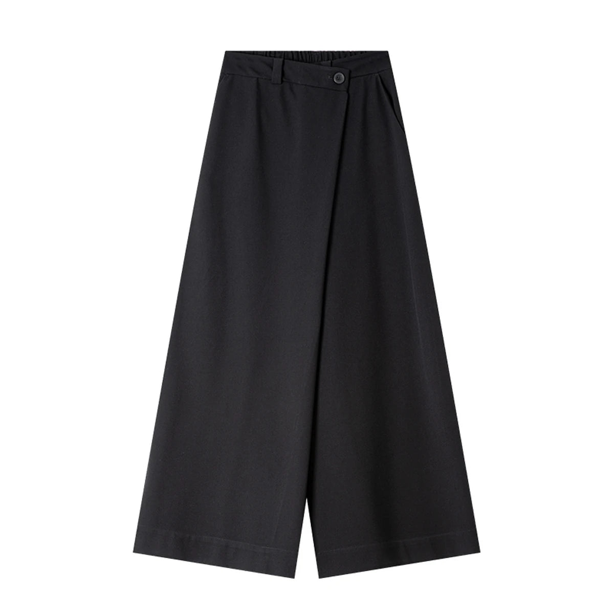 Asymmetric Wide-Leg Culottes