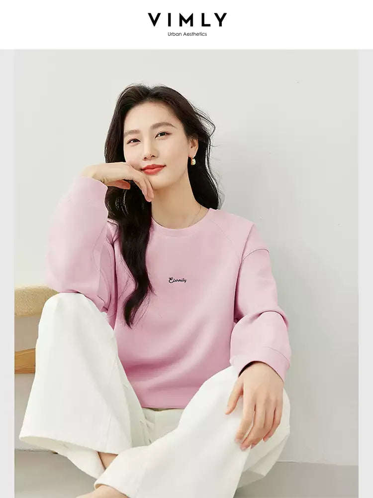 Minimal Crew-Neck Sweatshirt