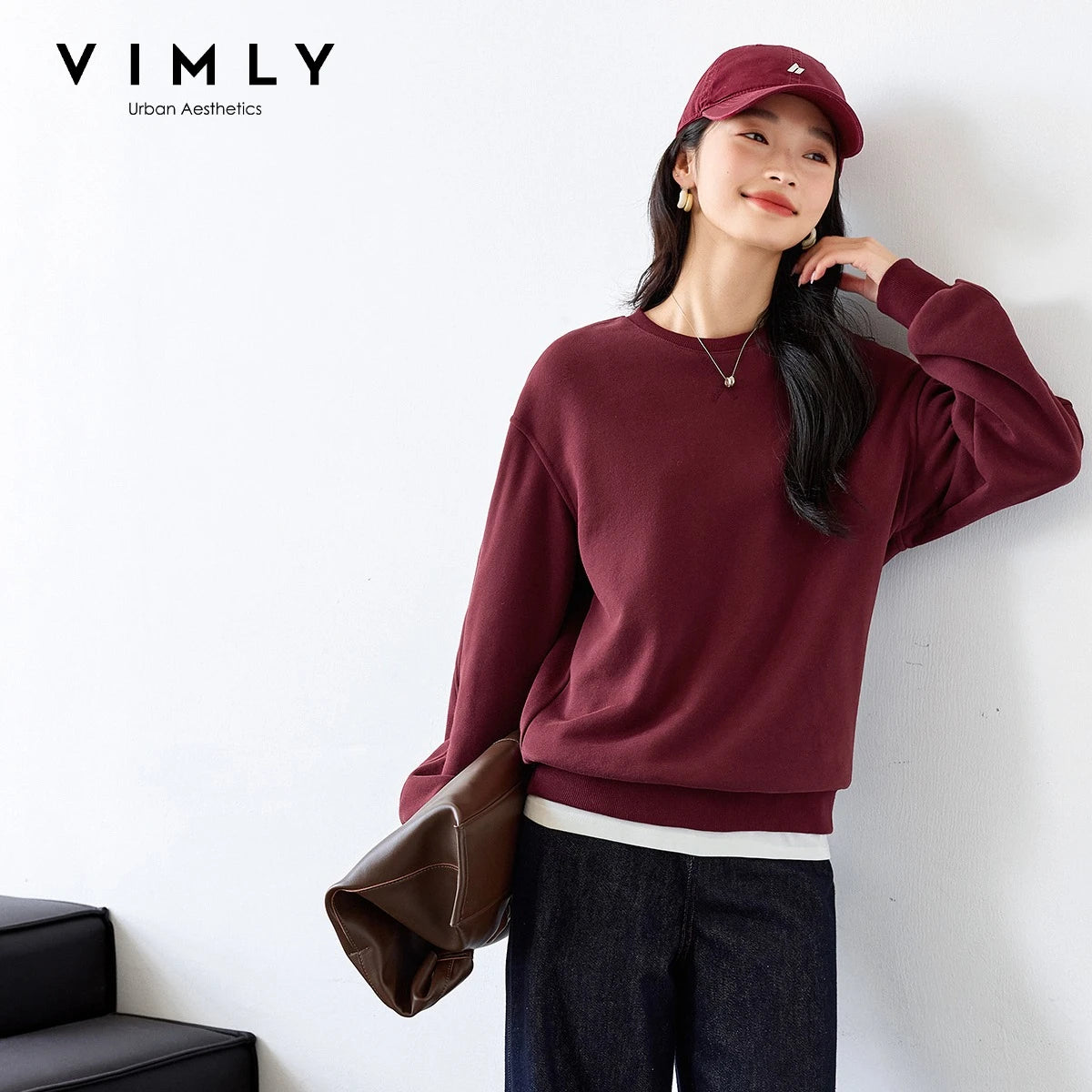 Relaxed Crew-Neck Sweatshirt