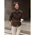 Belted Quilted Utility Jacket