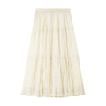 Tiered Ruffle Midi Skirt