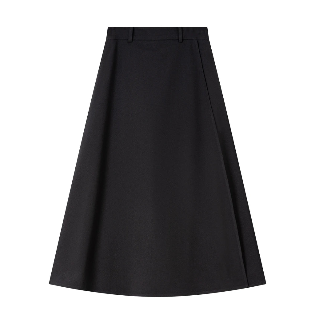 Zip-Pocket Wide-Leg Trousers